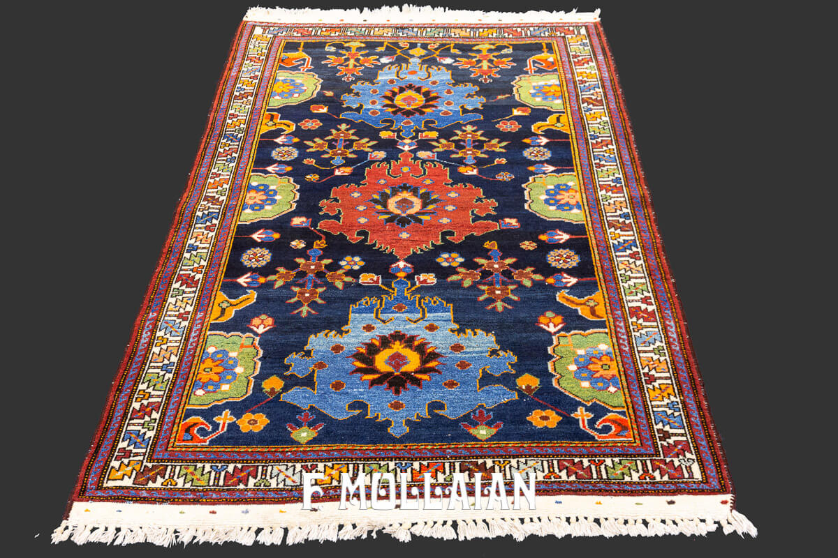 Tapis Persan Hamadan Antique au design Audacieux n°:836204